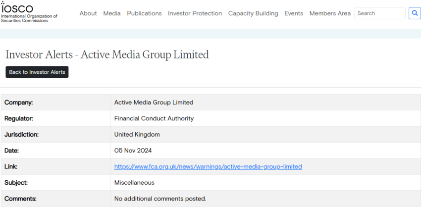 Active Media Group Limited Review