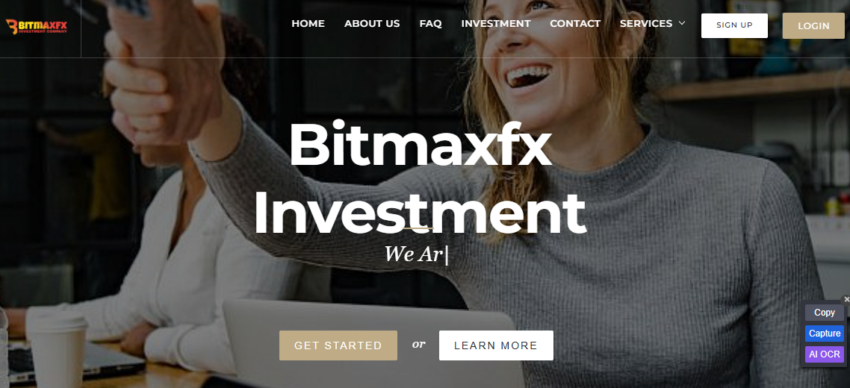 Bitmaxfx Investment LTD Review