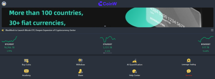 CoinW Review