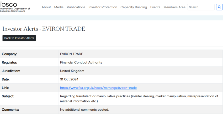 Eviron Trade Review