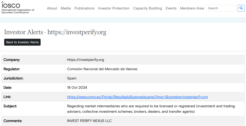 Investperify Review