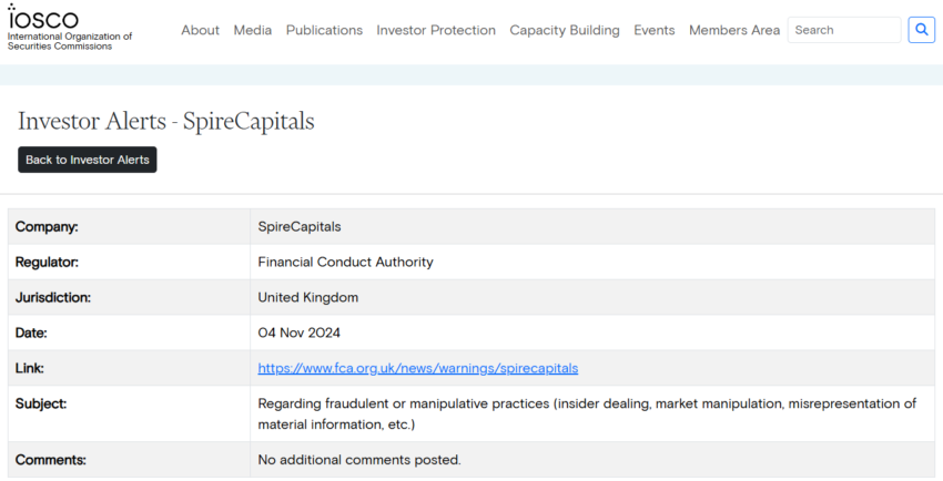 SpireCapitals Review